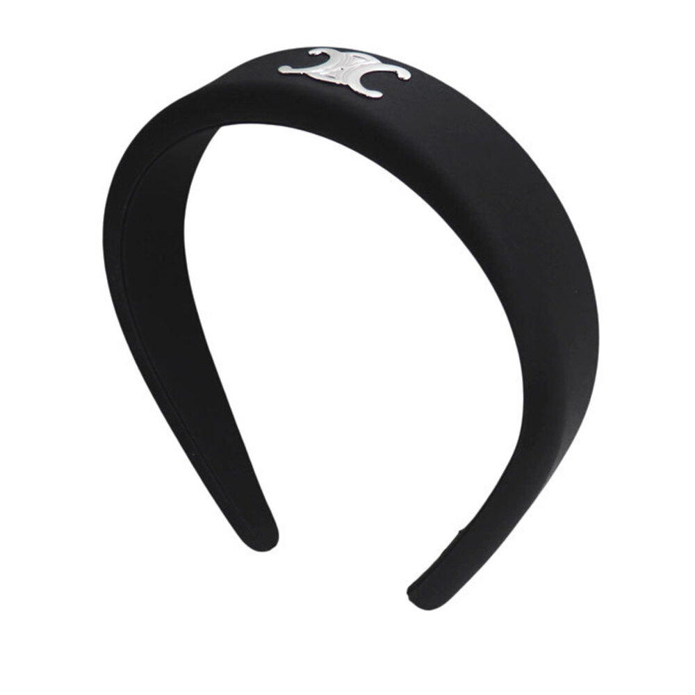 CELINE Celine Silk Headband Triomphe Hair Accessory 46Y3711BC.38NO Women's
